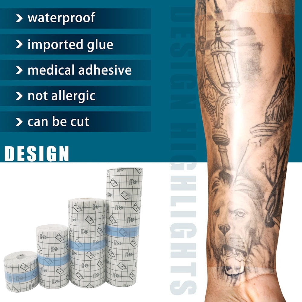 5m 10m Waterproof Protective Tattoo Healing Film For Aftercare Bandage – The Buzz Tattoo